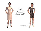 Sims 2 — No Name Dress Set by micha89 — Two dresses-each works as everyday and formal.