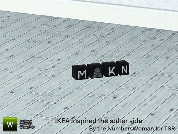 Sims 3 — Ikea Inspired The Softer Side Living Blocks by TheNumbersWoman — Inspired by Ikea, Priced reasonbly by design.