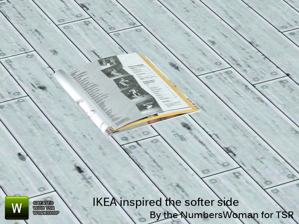 Sims 3 — Ikea Inspired The Softer Side Living Open Magazine by TheNumbersWoman — Inspired by Ikea, Priced reasonbly by