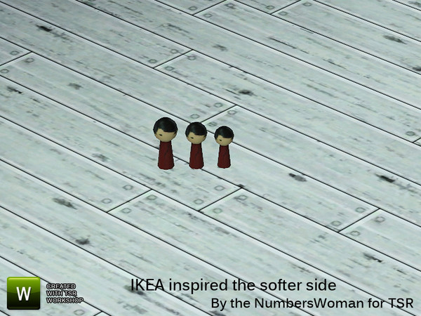 Sims 3 — Ikea Inspired The Softer Side Living Shelf Dolls by TheNumbersWoman — Inspired by Ikea, Priced reasonbly by