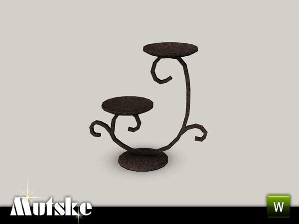 Sims 3 — Macau Candle Holder by Mutske — This candle holder is part of the Macau Living. 2 Recolorable parts. Made by