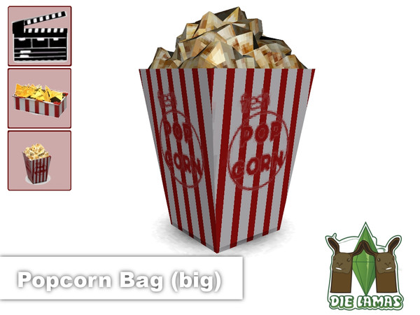 Sims 3 — Popcorn Bag (big) by DieLamas2 — You want to watch a romantic film with your girlfriend or an action movie with