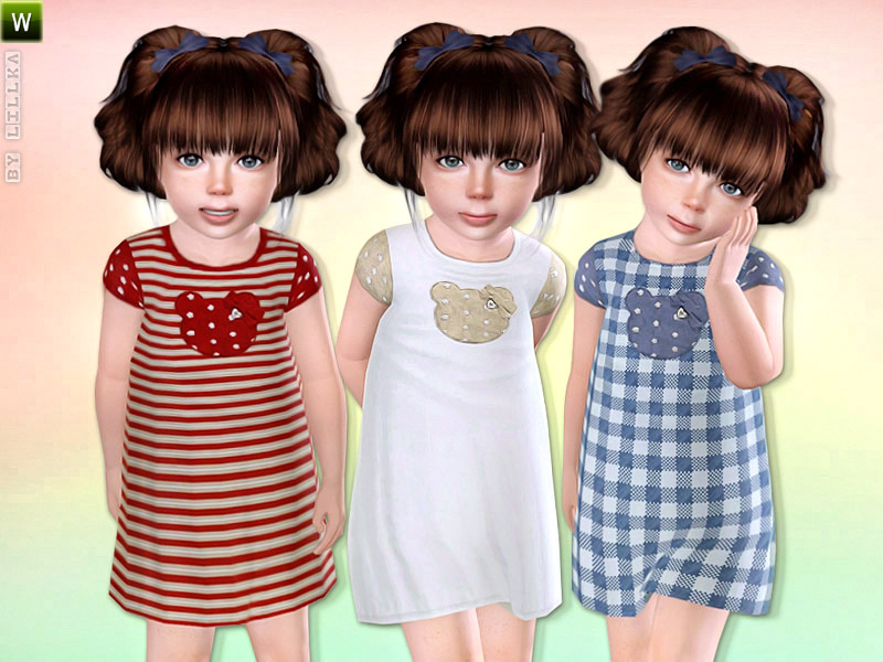 The Sims Resource - Baby Girl Cotton Dress