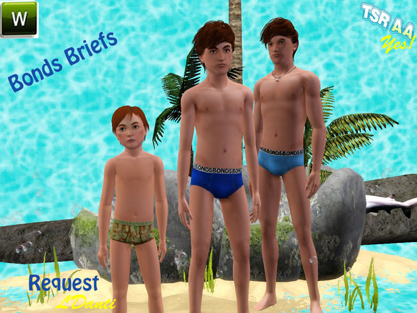 Sims 3 — BondsBriefs by ldanti2 — A set of undies for your Sims. 4 channel recolor-able. Requested by pierreandreply4