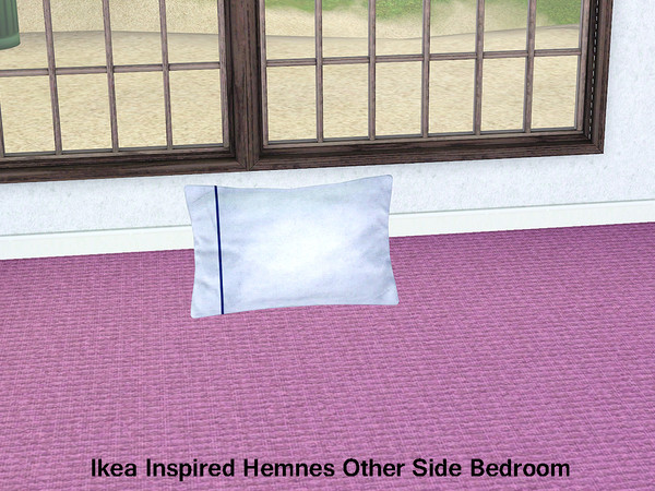 Sims 3 — Ikea Inspired Ikea Hemnes The Other Side Bedroom Bed Back Pillows by TheNumbersWoman — Inspired by Ikea, Priced