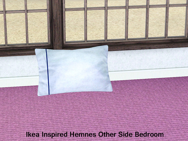 Sims 3 — Ikea Inspired Ikea Hemnes The Other Side Bedroom Bed Front Pillows by TheNumbersWoman — Inspired by Ikea, Priced