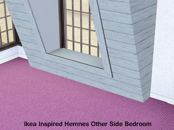 Sims 3 — Ikea Inspired Ikea Hemnes The Other Side Bedroom 2 tile Wall Window Piece by TheNumbersWoman — Inspired by Ikea,