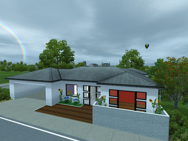 Sims 3 — Sunflower Abode - Unfurnished by CoastalSims2 — This lot is perfect for a starter family. The design offers an
