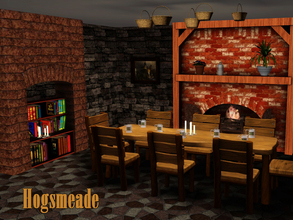 Sims 3 — Hogsmeade Objects by Kiolometro — Piece of magic in the Sims. 21 items, most of decor. Can be used in everyday