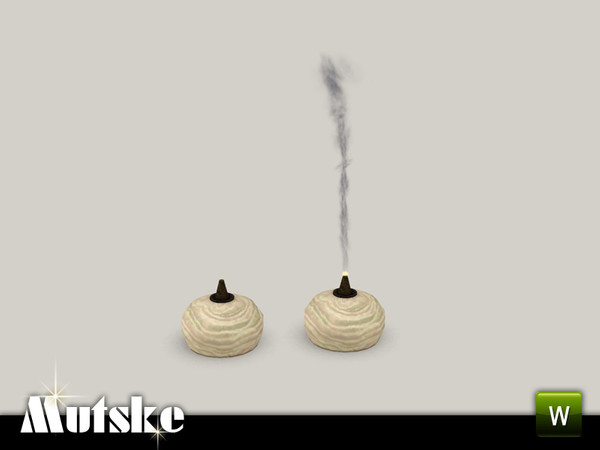 Sims 3 — Macau Incense Burner by Mutske — This Incense Burner is part of the Macau Dining. 3 Recolorable parts. Made by
