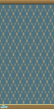 Sims 2 — Flirty Florals with TC-073 - Tc-073 Wallpaper1 by cadiva — This is the matching wallpaper for the carpet in blue