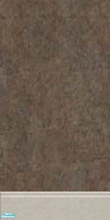 Sims 2 — Brown Exterior Wall - Bottom Edged by simonandy — Brown exterior wall with stone