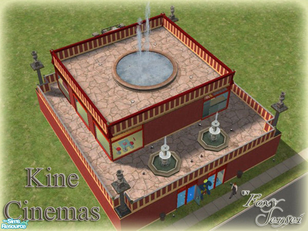 Sims 2 — Kine Cinemas by foxysensei — Perfect for a date: kine cinemas has many different cinemas to suit your sims