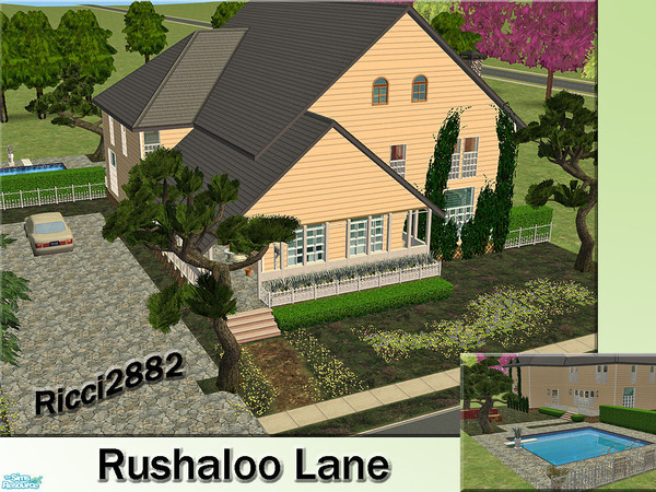 Sims 2 — Rushaloo Lane by TheNumbersWoman — A lovely country cottage for your more conventional Sim Family. Priced to