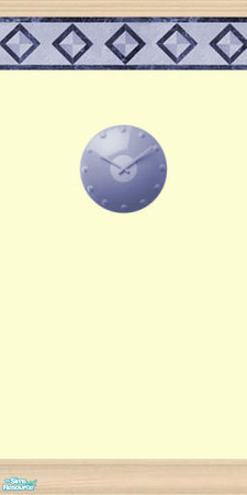 Sims 2 — Seaside Bathroom - with clock by clare030182 — A bathroom to make your sim feel like they're back at the