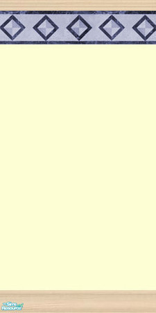 Sims 2 — Seaside Bathroom Wall by clare030182 — A bathroom to make your sim feel like they're back at the seaside! 