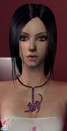 Sims 2 — Collier by milla184 — Mesh is at Simchic: TS2 freebies_Meshes_accessory meshes