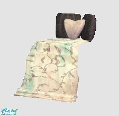 Sims 2 — DTB - Pillows and Throw by SaeraMaples — High fashion bedroom set for teen girls. Requires all EP's. Recolorable