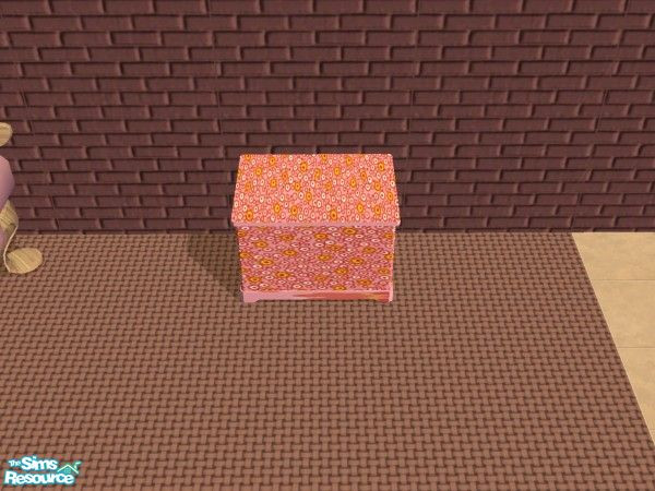 Sims 2 — TC52 Toybox Recolor by rpaxton — Texture Challenge 52 toybox recolor of Maxis mesh, textures by ImmeK, by