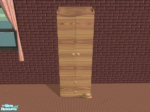 Sims 2 — TC52 Large Dresser Recolor by rpaxton — Texture Challenge 52 large dresser recolor of Maxis mesh, textures by