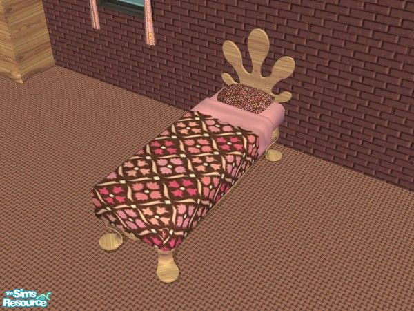 Sims 2 — TC52 Bed Recolor by rpaxton — Texture Challenge 52 Bed recolor of Maxis mesh, textures by ImmeK, by rnpxtn.