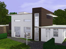 Sims 3 — Modern Serenity by reigh4u2 — Modern home that sits on a 40x40 lot. This home offers lots of space and glass