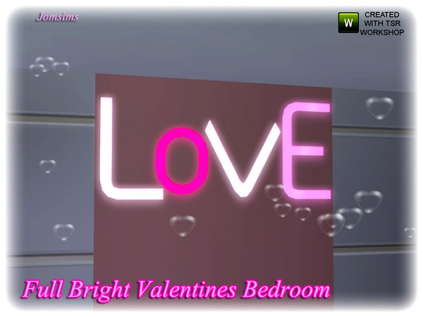 Sims 3 — full bright valentines love letters bright for wall by jomsims — full bright valentines love letters bright for