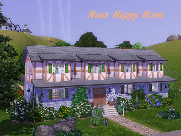 Sims 3 — Haus  Happy Home by Macroglossum — This great family home has room for family with 4 children. In the first