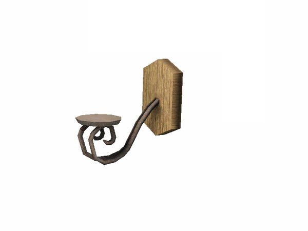 Sims 3 — Curved Candle Shelf by D2Diamond — Curved candle shelf as part of the Curved Holder Set by D2Diamond @ TSR.