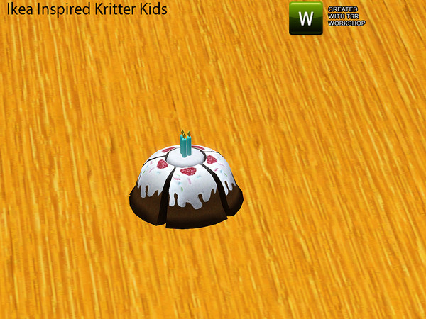 Sims 3 — Ikea Inspired Kritters Kids Room Play Cake by TheNumbersWoman — Inspire by Ikea, priced resonably by