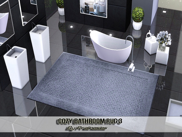Sims 3 — Cozy Bathroom Rug 3 by Pralinesims — By Pralinesims