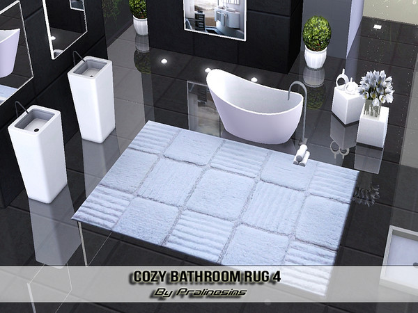 Sims 3 — Cozy Bathroom Rug 4 by Pralinesims — By Pralinesims