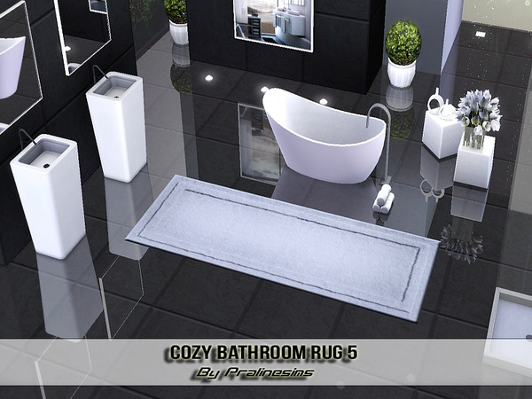 Sims 3 — Cozy Bathroom Rug 5 by Pralinesims — By Pralinesims