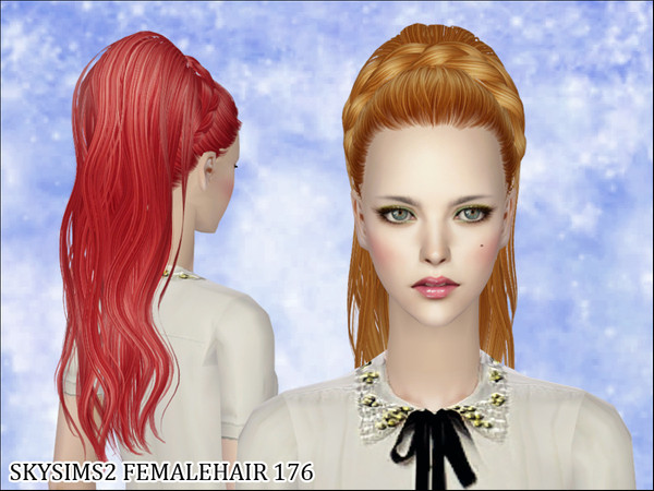 Sims 2 — skysims Hair 176 Mesh by Skysims — 