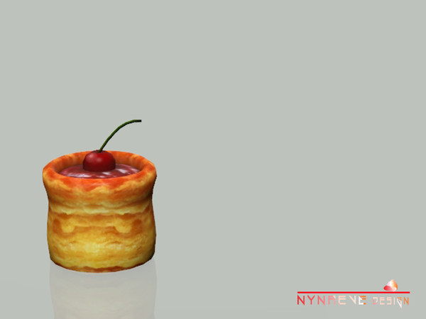 Sims 3 — Baked with Love - Cherry Tart by NynaeveDesign — Located in Decor - Miscellaneous Price: 10 Re-colorable: no
