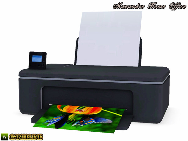 Sims 3 — Maxandre Home Office. All-in-One Printer by Canelline — Maxandre Home Office. All-in-One Printer by Canelline
