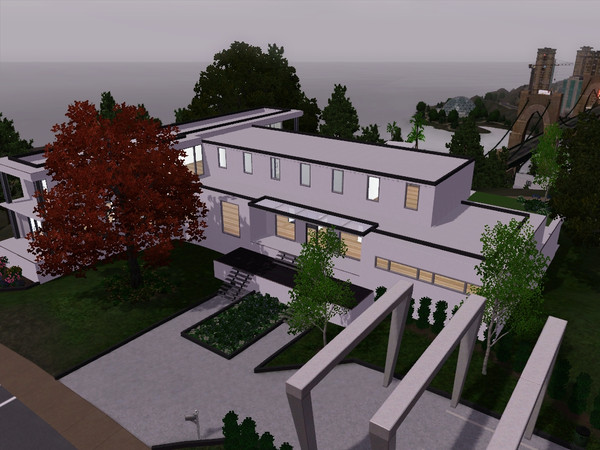 Sims 3 — White Infinity by CoastalSims2 — This grand 3-storey house is perfect for any large family who loves to live in