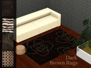 Sims 3 — Dark Brown Rugs by Pegasus9602 — 4 new dark brown rugs for you! I hope you like them.