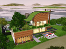 Sims 3 — Beautiful Garden Roof House by khunte2 — This luxury garden roof home features 3 lovely bedrooms and 2.5