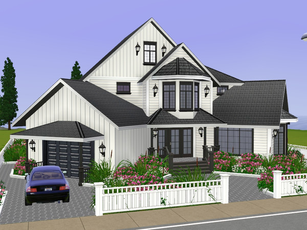 Sims 3 — White Villa by gabi892 — My Lovely family Villa with 2 floors. On the first floor there is a living room, dining