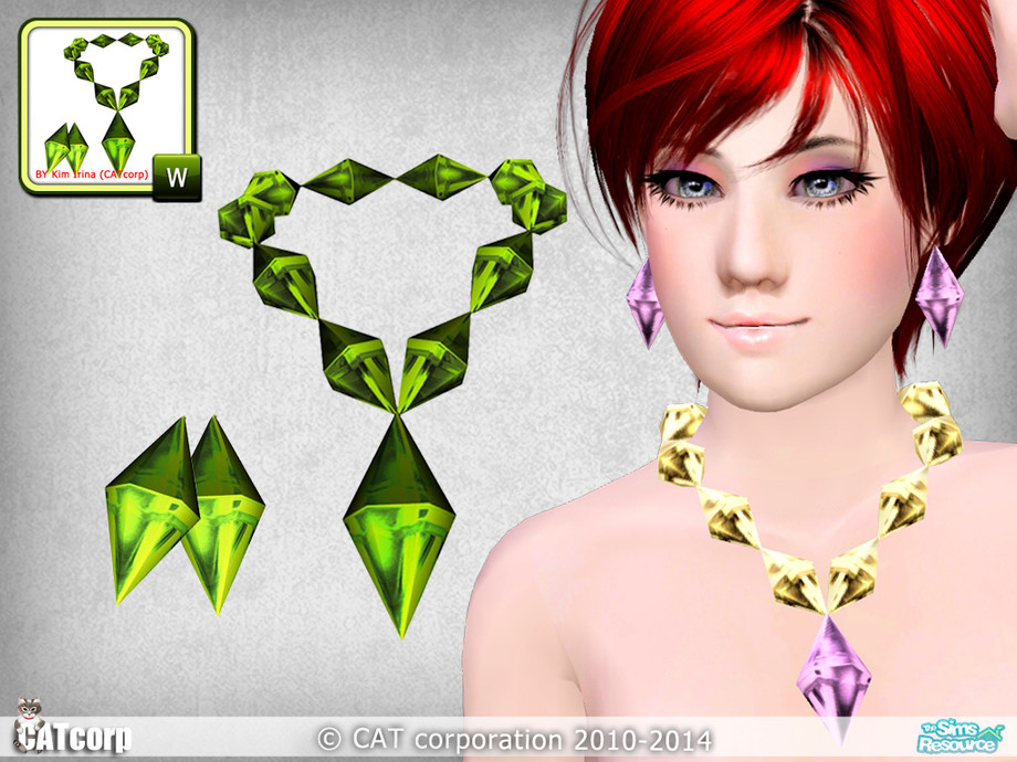 Green Jewelery Set by CATcorp