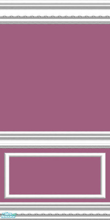 Sims 2 — jsf2PlumWR by jsf — A delectible plum paint color with my "White" lacquered wainscoting. Matching