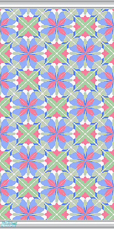 Sims 2 — GeoMetricness purple by caliberxkiss — Colored in purple.