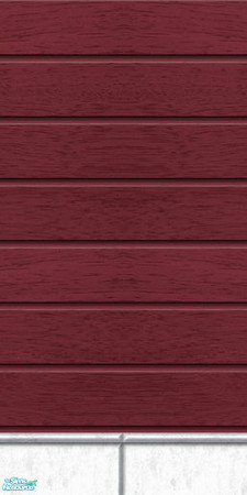 Sims 2 — Studio K WWPL04 - Burgundy by StudioKhagerks — 20 colors. Can be found under Siding and can be purchased for 12