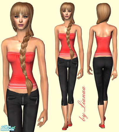 Sims 2 — Set 261 Sporty by Lianaa - red by Lianaa — Set 261 Sporty by Lianaa - red