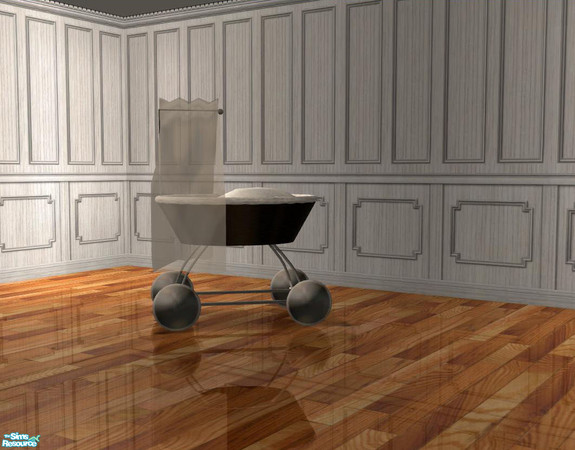 Sims 2 — Newport Bedroom Recolor Black - Babycrip by ShinoKCR — 