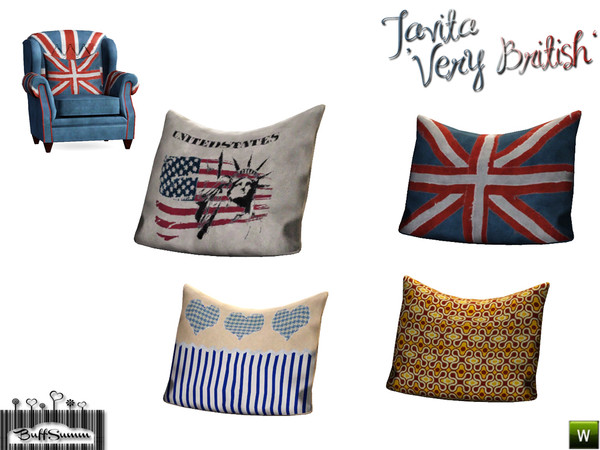 Sims 3 — Tavita Pillow Livingchair by BuffSumm — Part of the *Tavita-Sets* ***TSRAA***