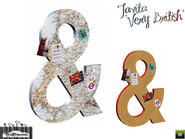 Sims 3 — Tavita Pinboard 'And' by BuffSumm — Part of the *Tavita-Sets* ***TSRAA***