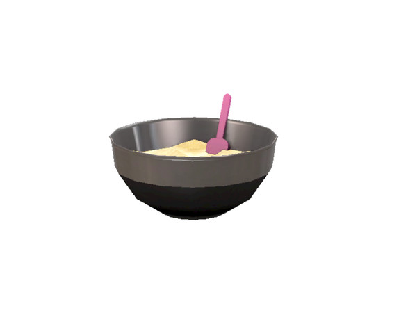 Sims 3 — CupCake Set Bowl by Angela — Cupcakeset, Bowl of dough... Decorative only. Made by Angela@TSR (2014)