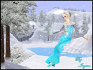 Sims 3 — Frozen by ingmu2 — Queen Elsa inspired dress.